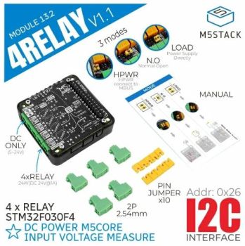 4-Channel Relay 13.2 Module V1.1 (STM32F030)