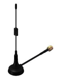 433 Mhz Antenna / RG174/3M, SMA Straight male/Magnetic