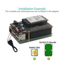 Mini PCIe Wireless Module Adapter Card for Raspberry Pi (LTE BASE HAT) - Thumbnail