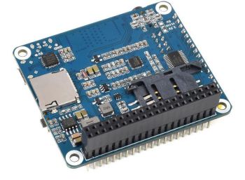 4G HAT for Raspberry Pi, LTE Cat-4 4G / 3G / 2G, GNSS with SIM7600E-H