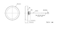 4G/3G/GSM Antenna, 3m Cable, SMA/Male, Screw Mount - Thumbnail