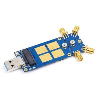 5G DONGLE Module, quad antennas, USB3.1 port, Aluminum Alloy Heatsink,