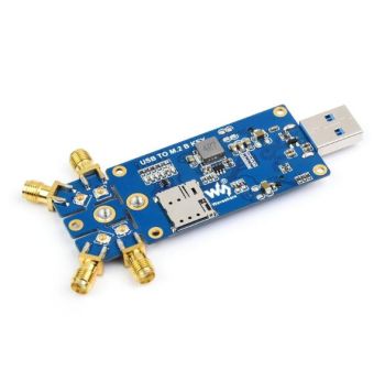 5G DONGLE Module, quad antennas, USB3.1 port, Aluminum Alloy Heatsink,