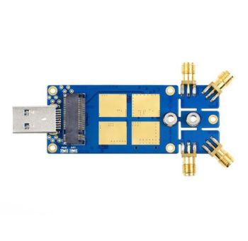 5G DONGLE Module, quad antennas, USB3.1 port, Aluminum Alloy Heatsink,