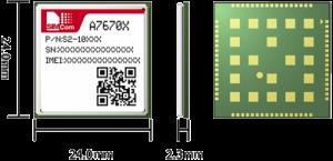 A7670E, LTE CAT1 LGA MODULE