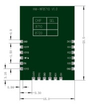 Combo SOC Bluetooth + WiFi module - Thumbnail