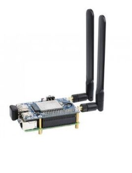 EM06-E LTE Cat-6 HAT for Raspberry Pi, Dual Antennas LTE-A, Multi Regi