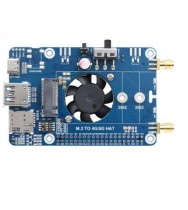 EM06-E LTE Cat-6 HAT for Raspberry Pi, Dual Antennas LTE-A, Multi Regi - Thumbnail