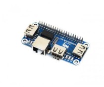 Ethernet / USB HUB HAT for Raspberry Pi, 1x RJ45, 3x USB - Thumbnail