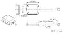 GPS Active Antenna Mounting Plate - Thumbnail