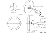 GPS+WIFI(2.4~5GHz) Combo Antenna, RG174/3M, SMA Male, Screw mounting - Thumbnail