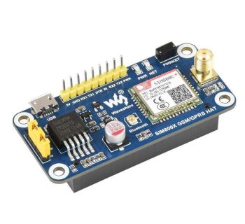 GSM / GPRS / Bluetooth HAT for Raspberry Pi with SIM800C