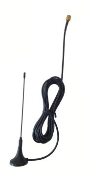 GSM Whip Antenna ,SMA/m,3m Cable,223mm rod