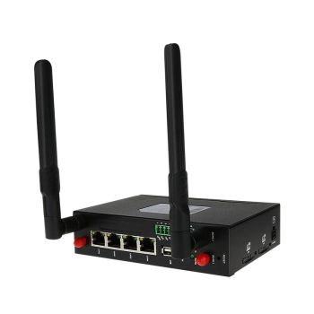 INDUSTRIAL CELLULAR ROUTER, WITH DUAL SIM SLOT, WAN0-LAN4,GPS, WIFI