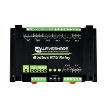 Industrial Modbus RTU 8-ch Relay Module, RS485 Bus, Multi Protection - Thumbnail