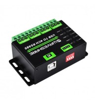 Industrial USB TO 4Ch RS485 Converter, Multi Protection Circuits, Alum - Thumbnail