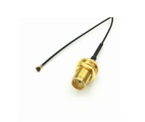  - IPEX/f+12cm Cable+SMA/f (Bulkhead) - SMA gear length:11mm