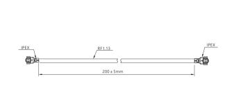 IPEX/f+20cm Cable+IPEX/f