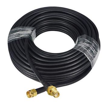 LMR400 20m Cable/ SMA Male, SMA/f Bulkhead