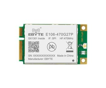 LoRa Gateway Module, 27dBm. 5km. 433~510MHz