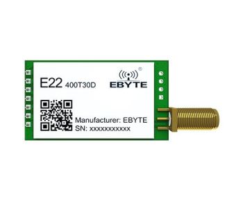 LoRa module, 410.125~493.125MHz. 30dbm. 8km. SX1268. 