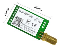 LoRa Wireless module, 410.125MHz~493.125MHz.22dbm. 5km. LLCC68. DIP - Thumbnail