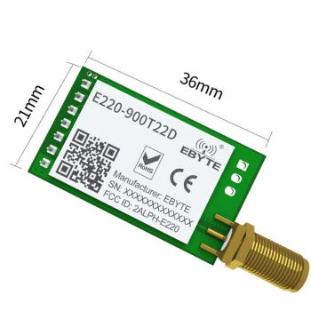 LoRa Wireless module,DIP, 868/915MHz.22dbm. 5km. LLCC68.