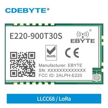 LoRa Wireless module,SMD, 868/915MHz.30dbm. 10km. LLCC68.