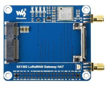 LoRaWAN Gateway HAT for Raspberry Pi, SX1302 868M EU868