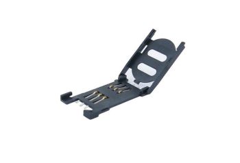 SIM CARD Socket, Hinge Type, 6PIN, RoHS