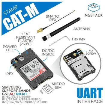 M5Stamp CAT-M Module (SIM7080G)