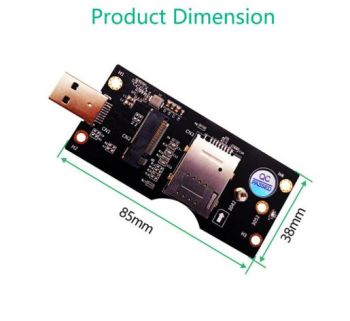 NGFF M.2 B-Key Slot to USB 3.0 USB3.0 Adapter with 8pin SIM Card Slot 