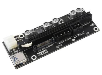 PCIe X1 to PCIe X16 Expander, Using With M.2 to PCIe 4-Ch Expander