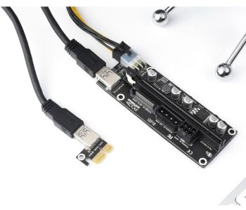 PCIe X1 to PCIe X16 Expander, Using With M.2 to PCIe 4-Ch Expander