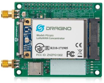 PG1302 RasPi & LoRaWAN Concentrator