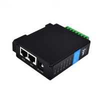 RS232 RS485 to RJ45 Ethernet Serial Server, Dual Ethernet Ports - Thumbnail