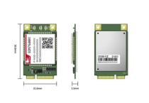 SIM7600G-PCIE R2, LTE CAT-1 Module (Mini-PCIE, Global) - Thumbnail