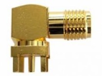 SMA/f 90° PCB Connector, Lenght: 15 mm - Thumbnail