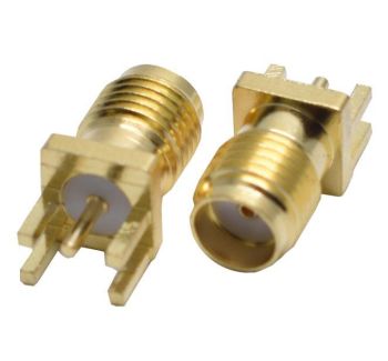 SMA/f EDGE PCB Connector, 13.5mm Length