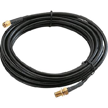 SMA/m , 2Meter, RG58 Cable , SMA/f Bulkhead