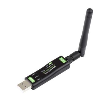 USB to LoRa Data Transfer Module, SX1262, TCXO, 868/915 MHz