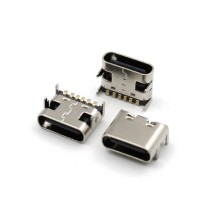 KLS - USB TYPE C FEMALE CONN. 6PIN, SMD